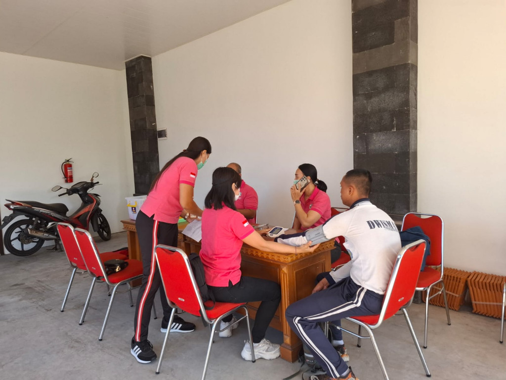 CEK KESEHATAN CALON PASUKAN PENGIBAR BENDERA KECAMATAN TAHUN 2025